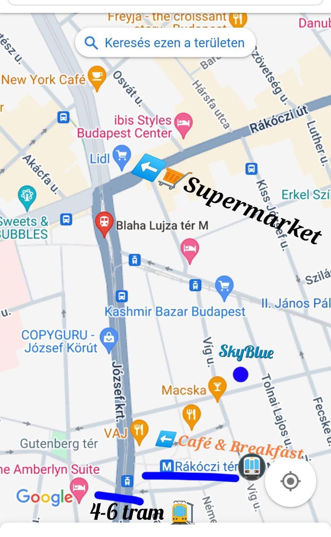 Skyblue Apartment Budapest Eksteriør bilde