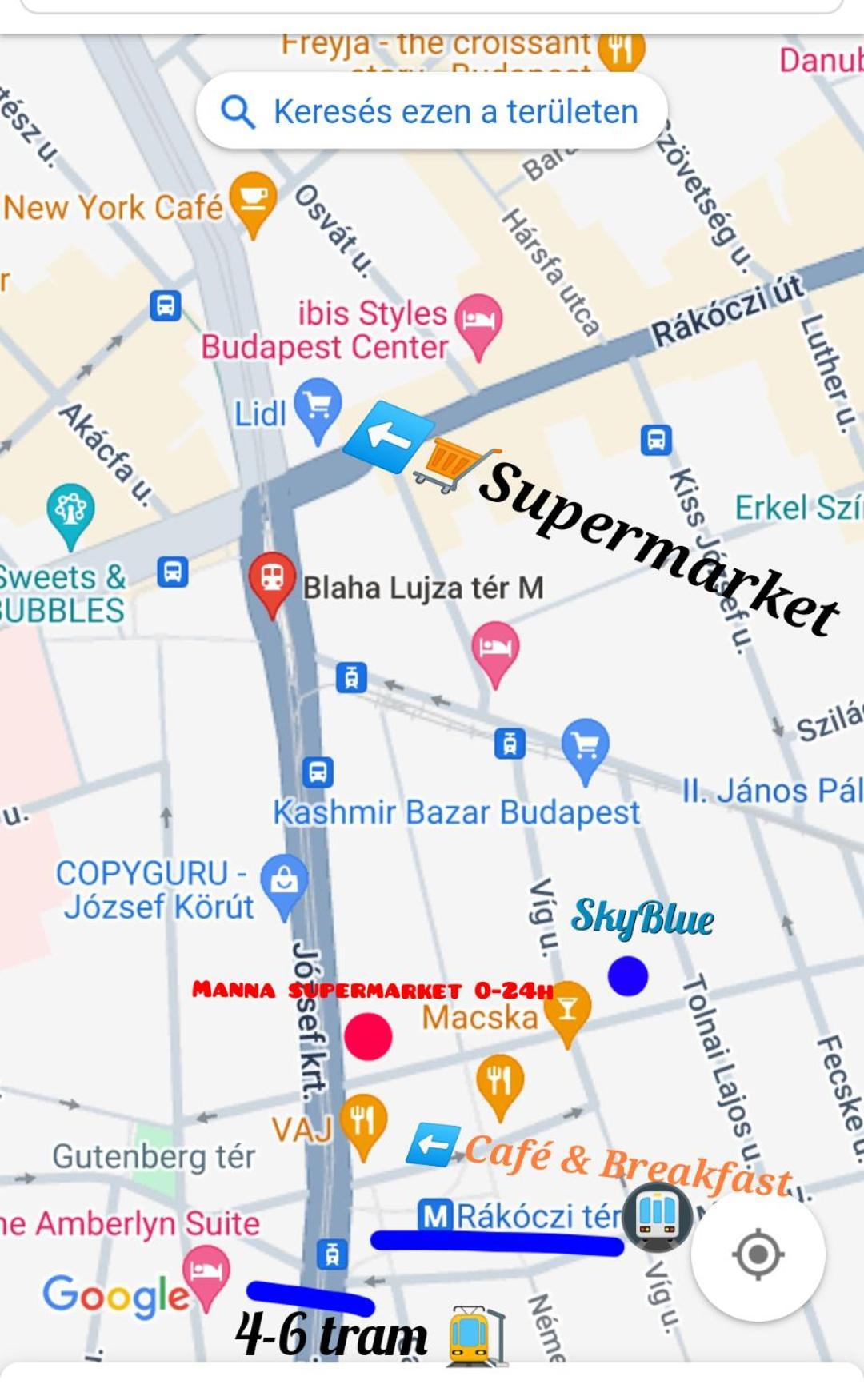 Skyblue Apartment Budapest Eksteriør bilde